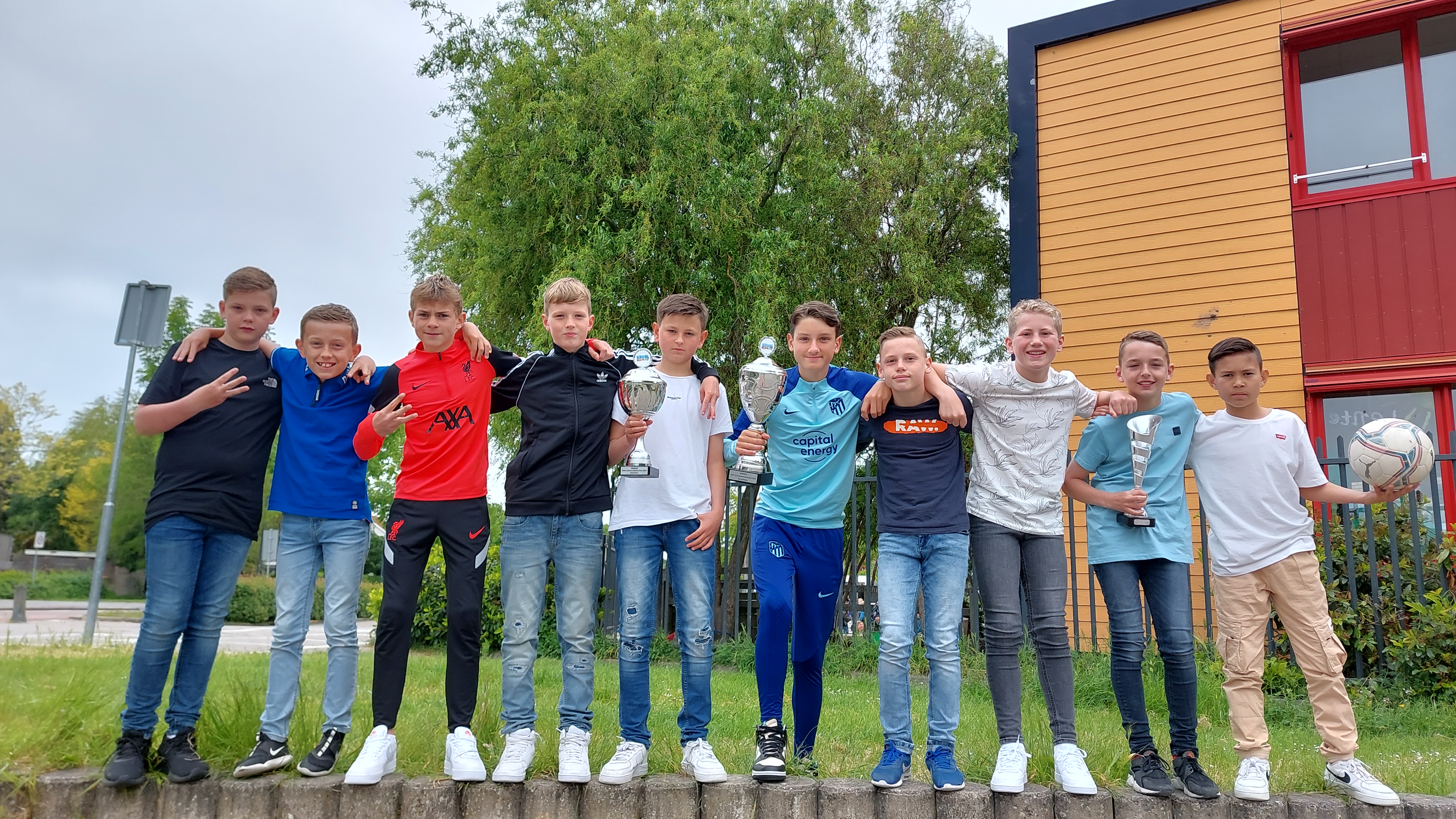 Kampioenen van district Noord-Holland schoolvoetbal