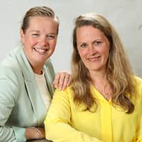 Irene Damen en Annemieke Schouten